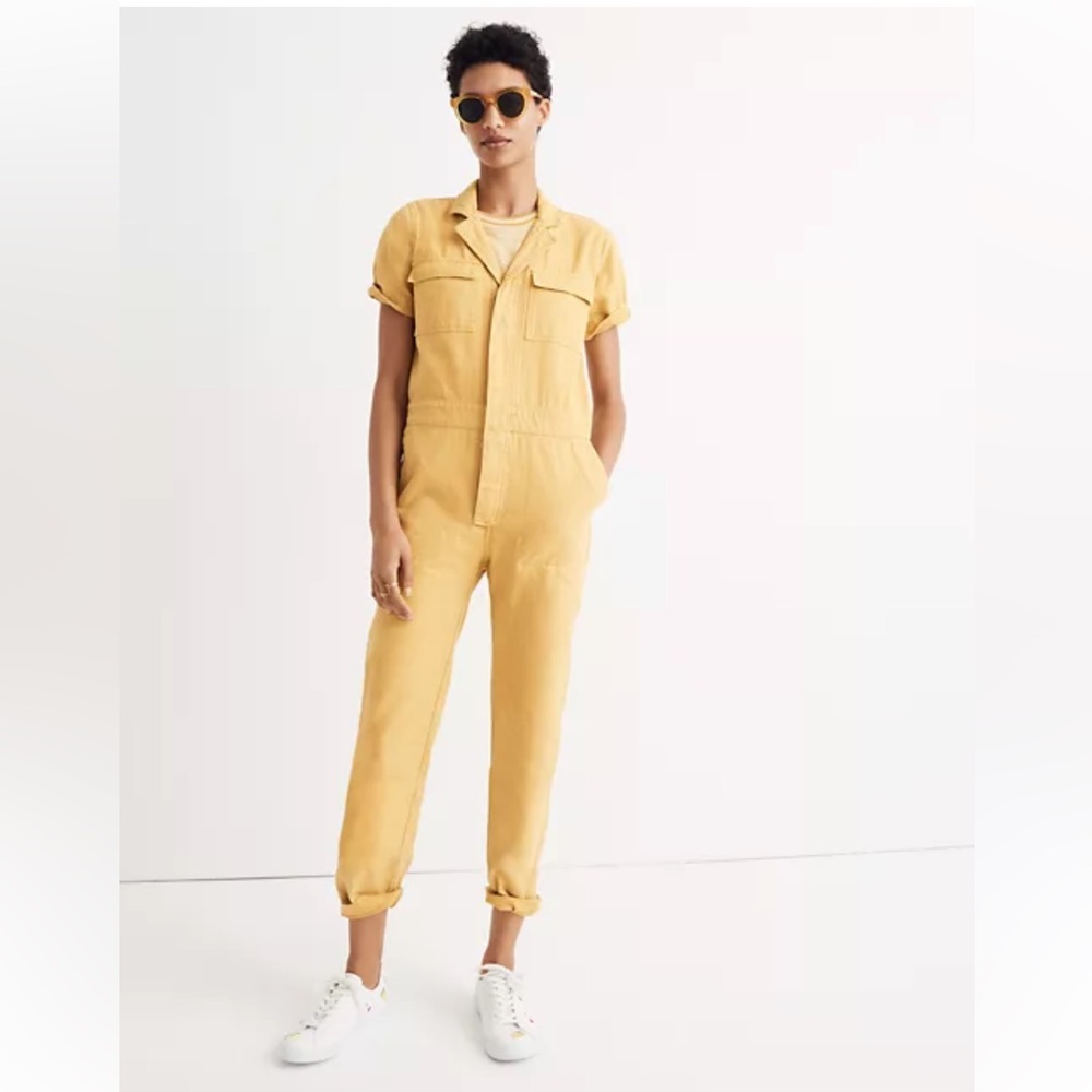 Madewell Short-Sleeve Coverall Jumpsuit, XS